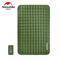 naturehike air mattress double waterproof nylon inflatable mattress portable folding bed outdoor hiking picnic camping mattress
