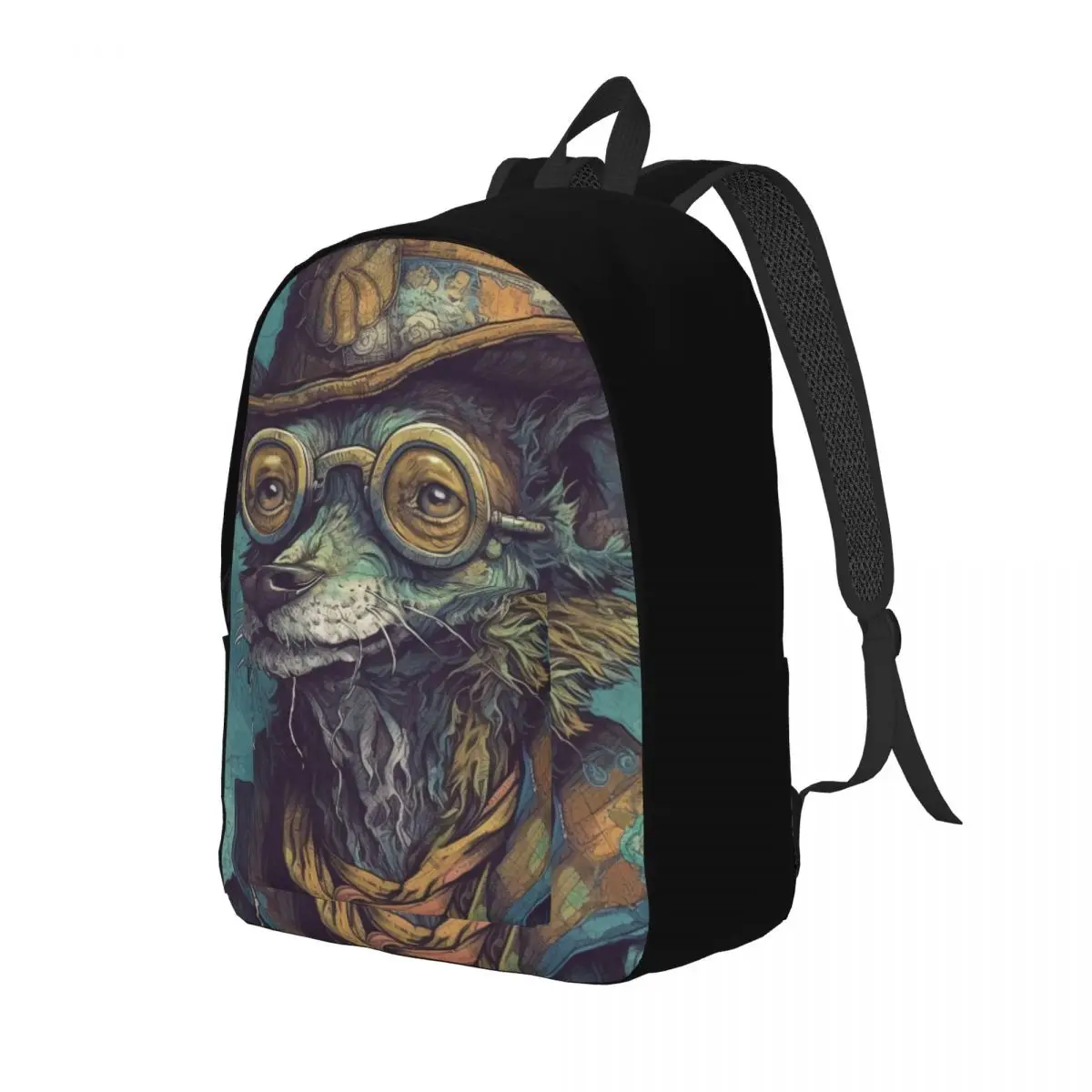 

Dog Canvas Backpacks Pop Caricatures Bag Primary School Backpack Breathable Fashion Bags