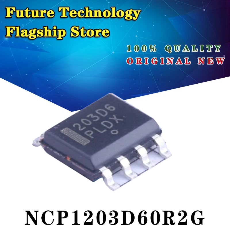 

Прозрачный чип IC, 10 Uds., 203D6, NCP1203D60R2G, NCP1203D6, 1203D60, SOP-8