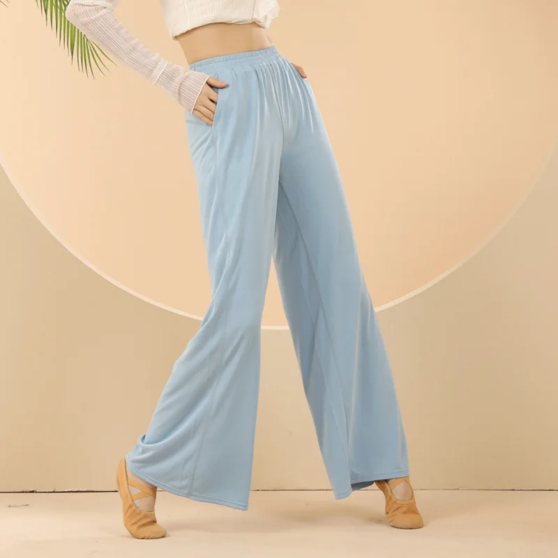 Брюки с широкими штанинами для танцев Классическая Базовая Одежда