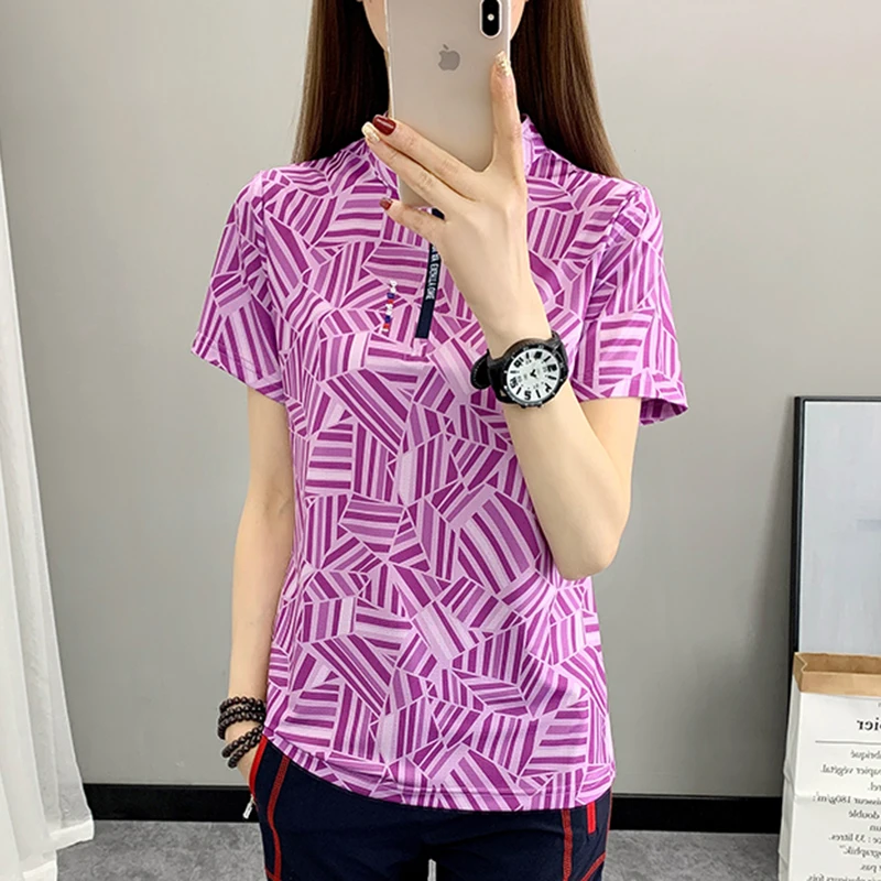 Women's Summer Running T-Shirt Activewear Short Sleeve Workout Shirt Training Clothing Quick Dry Sports Top