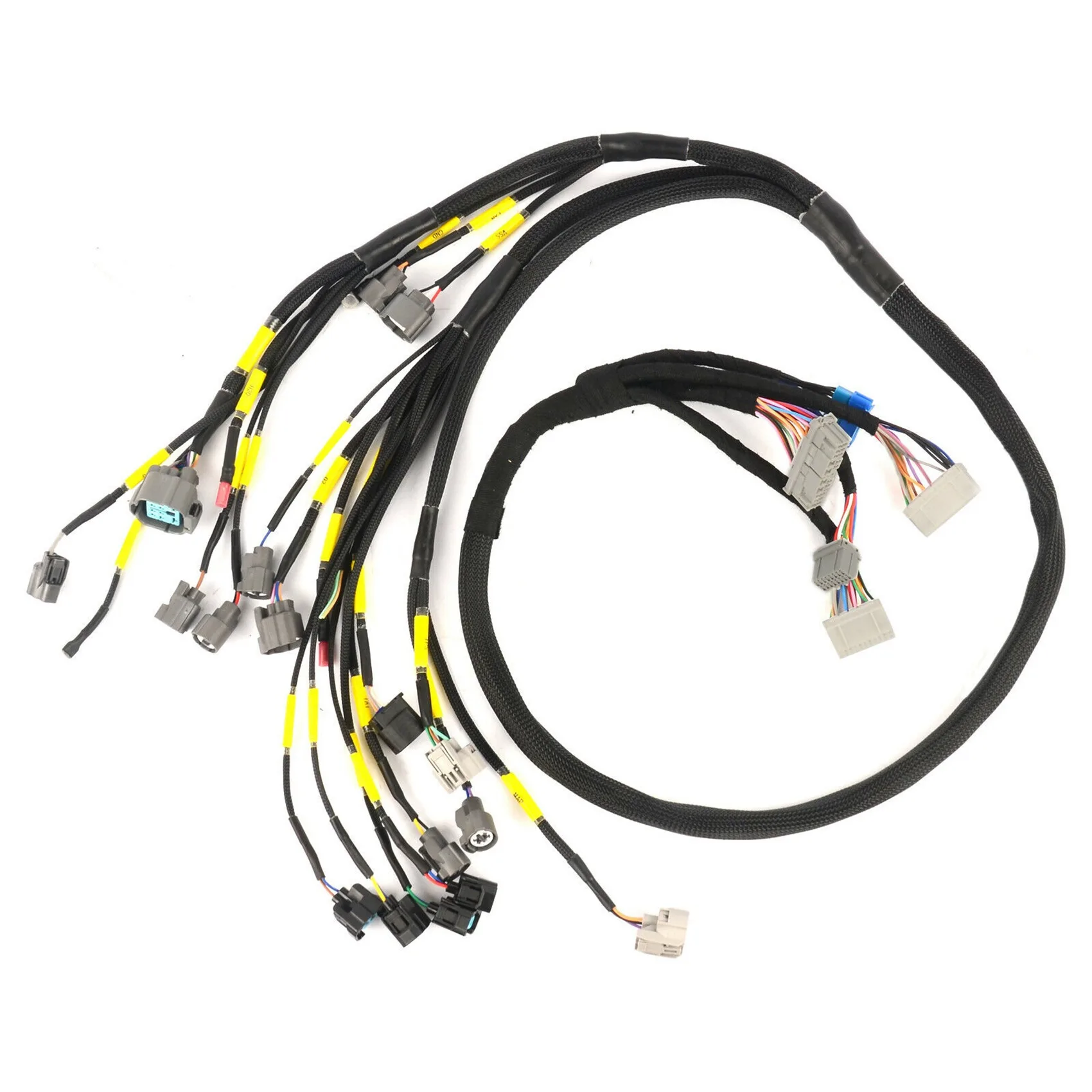 

AP03 OBD2 Engine Harness Tucked Engine Harness for Honda Civic Integra B16 B18 D16 CNCH-OBD2-1