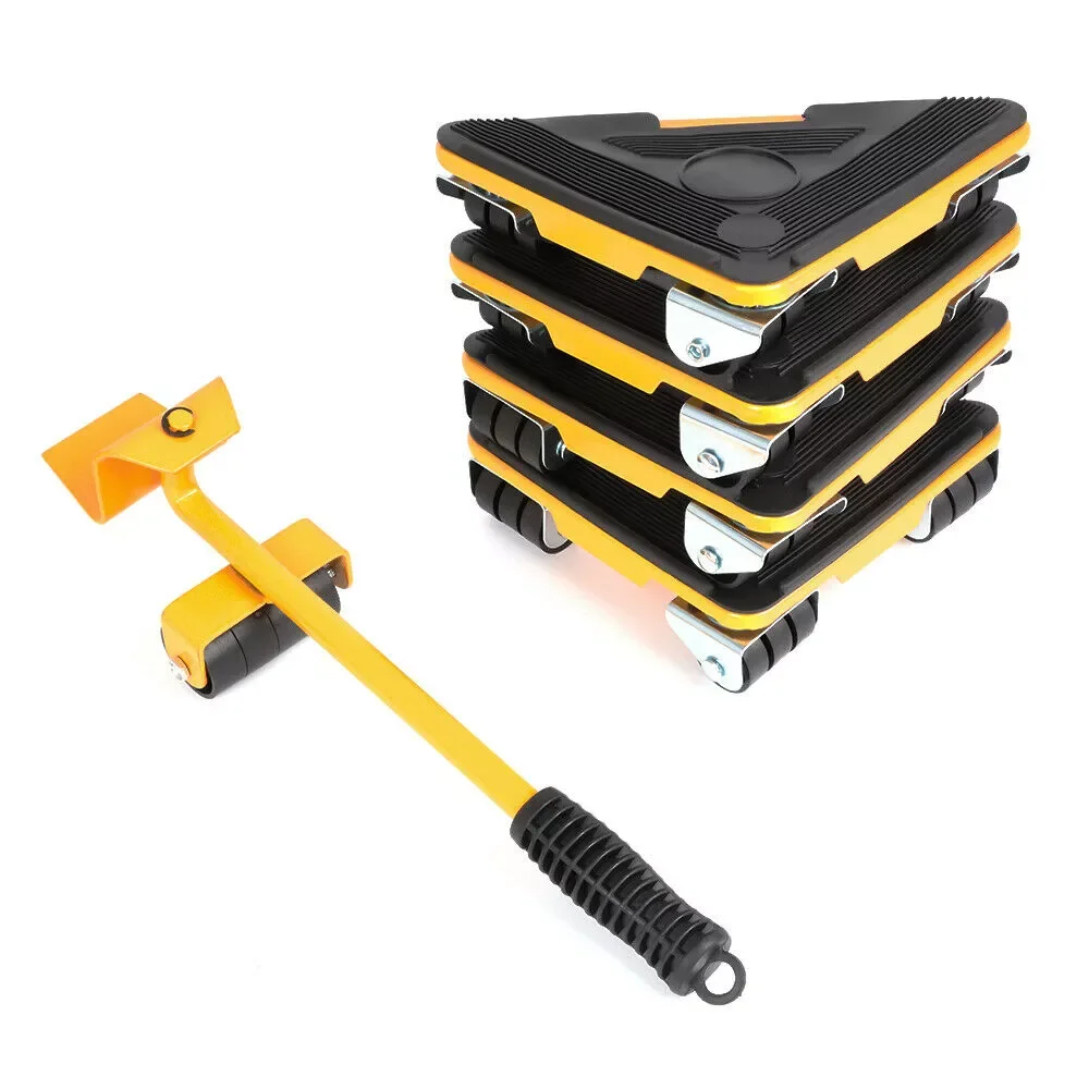 Furniture Lifter Easy to Move Slider 5 Piece Furniture Castors Tool Set Heavy Furniture Motion Lifting System