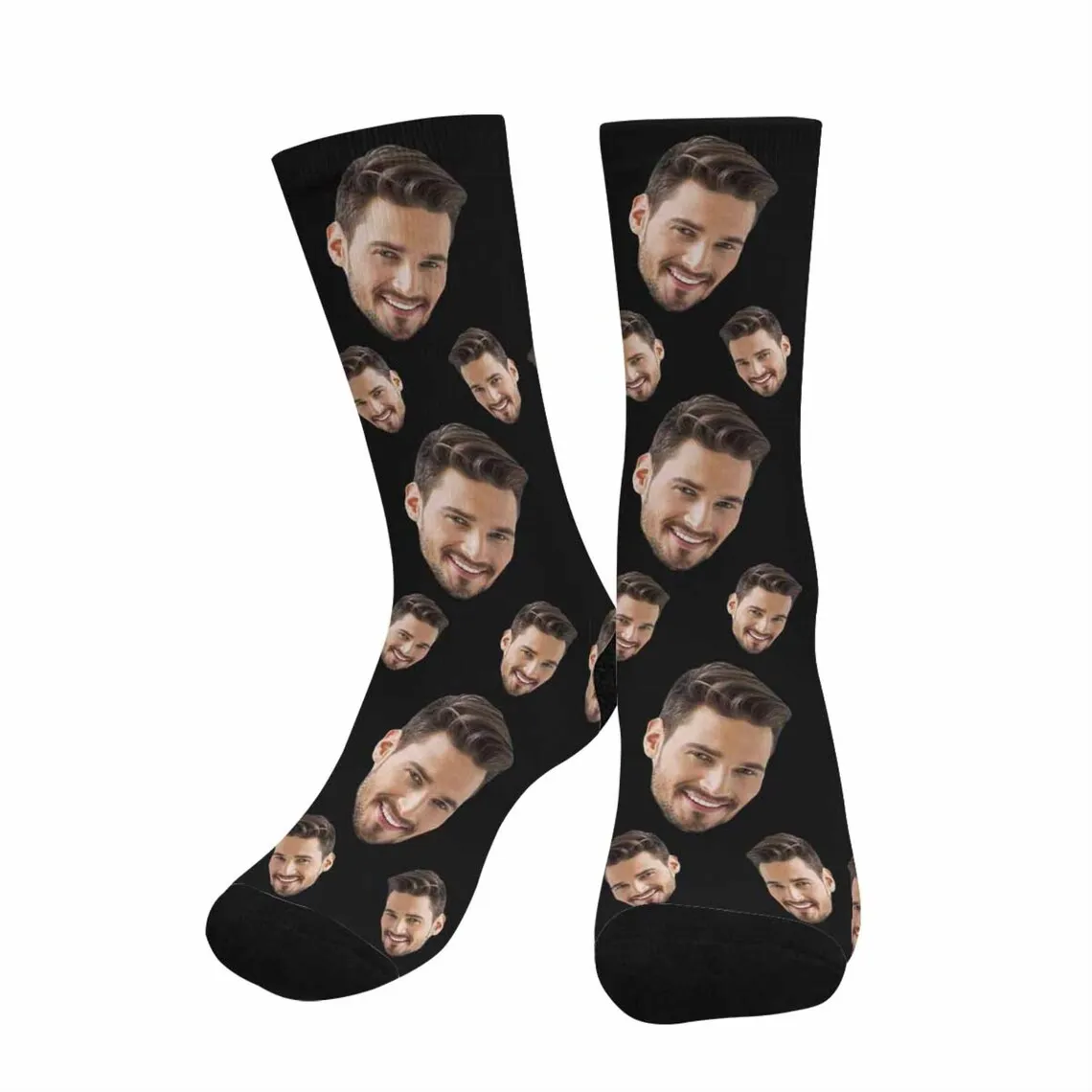 Custom Face Socks For Mom Dad Personalized Printed Photo Father's Day Gift For Grandpa Couple Valentine's Day Gift Socks