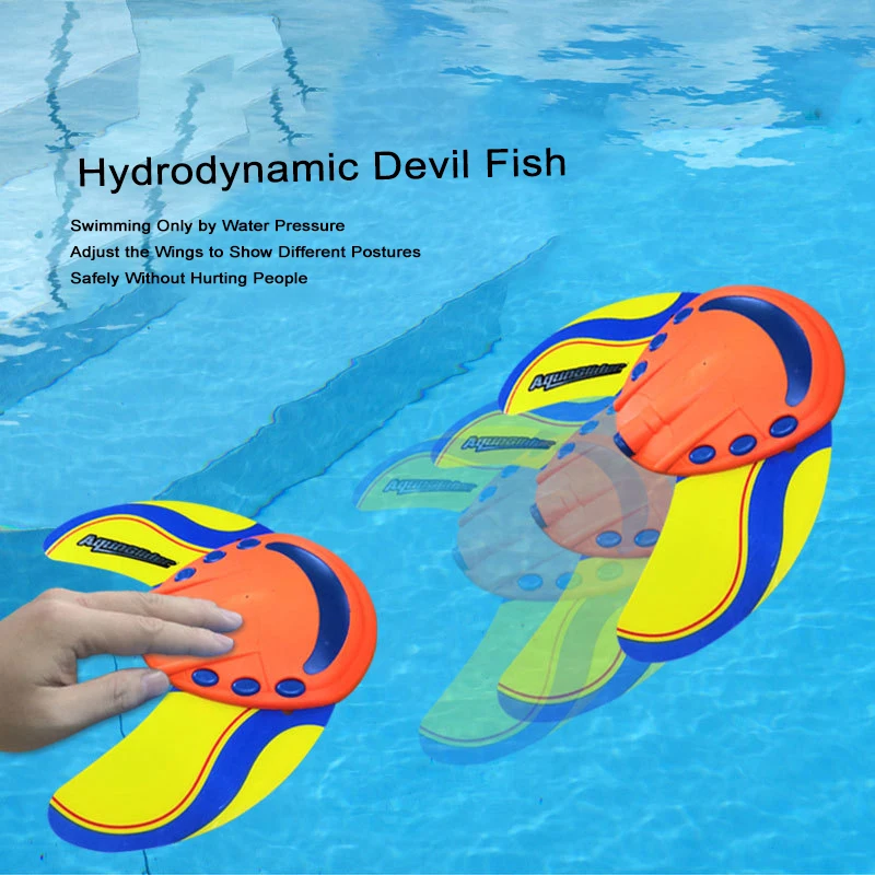 

1 Pcs Fun Water Powered Devil Fish Summer Pool Water Powered Devil Fish Toys Play With Water Model Fish Toys Children's Gifts