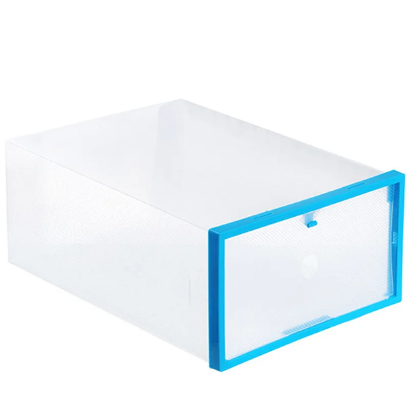 

Shoe Organizer Drawer Transparent ABS Shoe Storage Box Rectangle PP Thickened Shoes Organizer Drawer Shoe Boxes