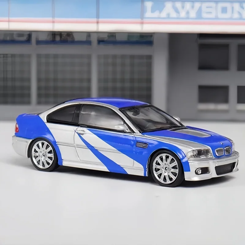 Модель автомобиля из окрашенного сплава StreetWeapon 1:64 BMW E46 HKS