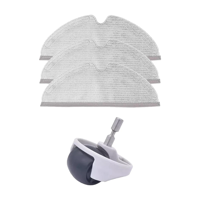 

Запчасти для робота-пылесоса Xiaomi Roborock, переднее колесо и Швабра для S5 Max S51 S55 S50 S6, замена