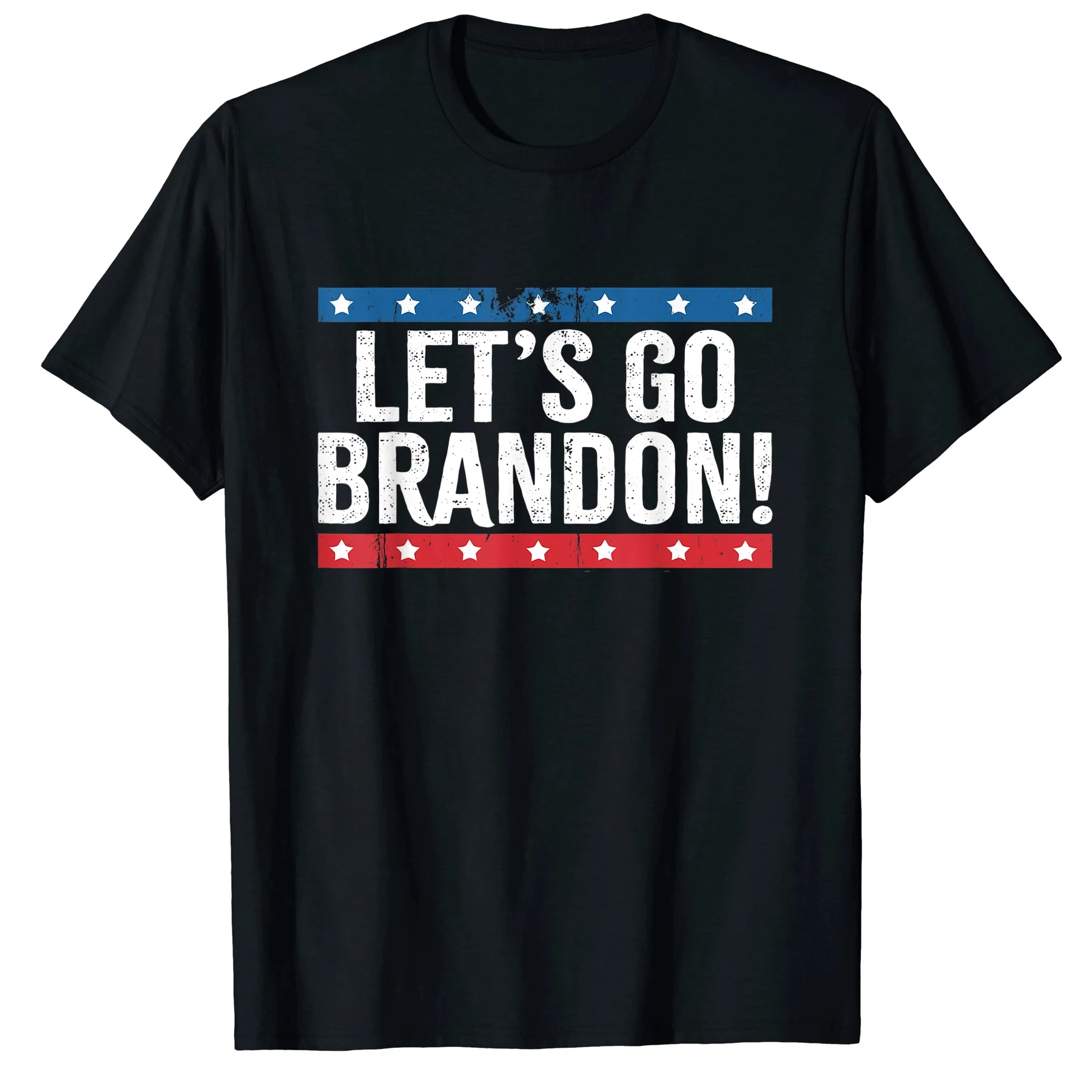 

Забавная Мужская Винтажная футболка из 100% хлопка с надписью «Let's Go», Брендон, «Let's Go», новинка, повседневная женская футболка большого размер...
