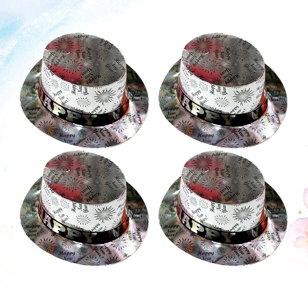 

Happpy New Year Hat: 4pcs 2022 Paper Christmas Headband New Years Eve Party Costume for 2022 New Year Eve Party Supplies