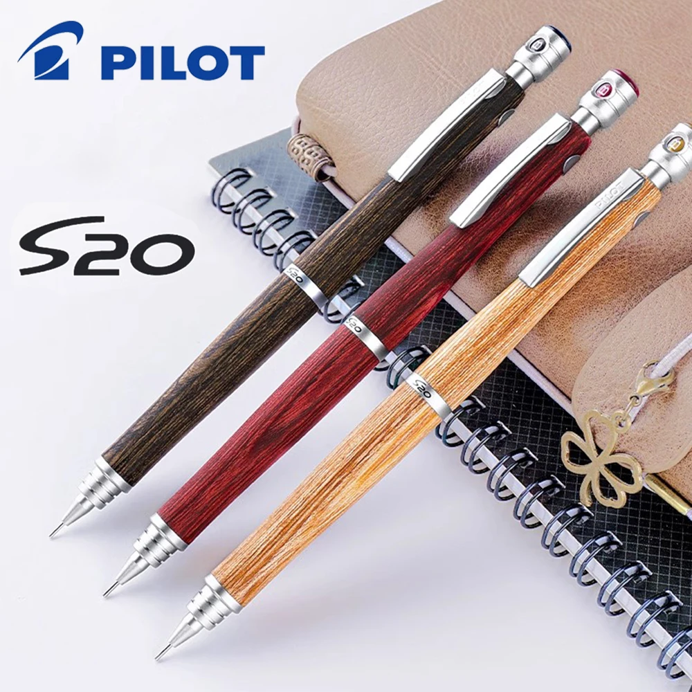 Wooden Pole Hps-2sk Low Center Of Gravity Student And Office Supplies 0.5mm Cute Pencil