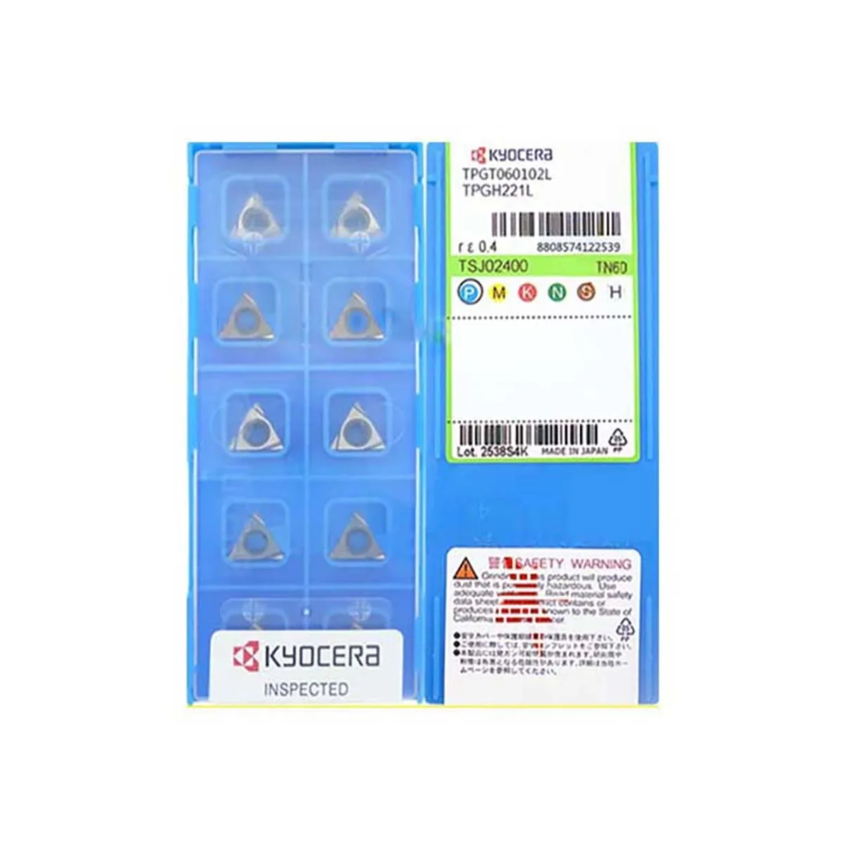 

Kyocer a 100% Original TPGT TPGT0601 TPGT060102L TN60 TPGT060102L PR930 TPGT090204L PR930 Carbide Turning Inserts