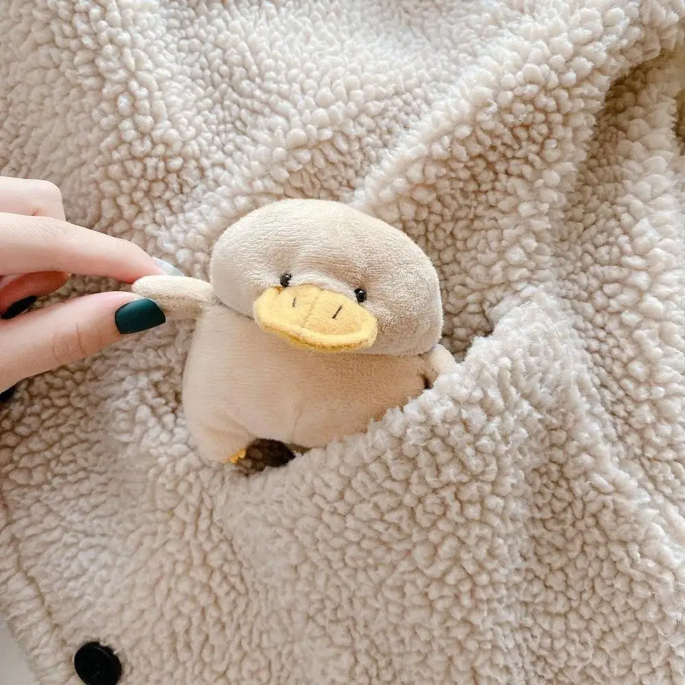 

Cartoon Cute 3D Plush Duck Hand Warmer Silicone Bluetooth Wireless Earphone Case For Apple AirPods pro 3 for AirPods 1 2 cover
