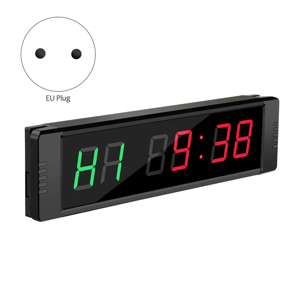 

Programmable LED Interval Timer Clock Stopwatch Sports for Fitness Gym EU Plug