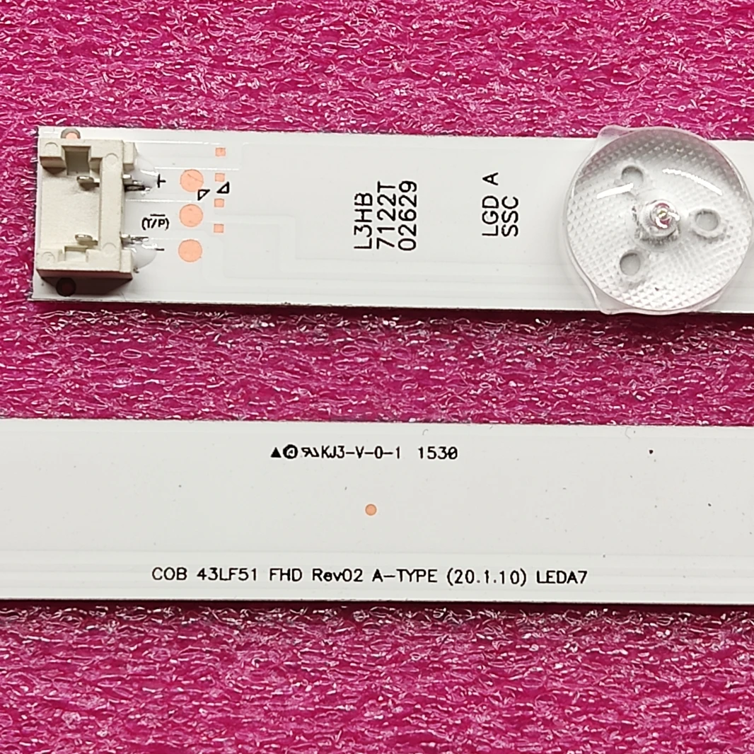 Фото Новый комплект, 6 шт., 7 светодиодных лент для подсветки для LG 43LF5100 LF51_FHD_A LF51_FHD_B LGE_WICOP_FHD 43 дюйма _rev00_a/b _ 150511 43LH570V №3