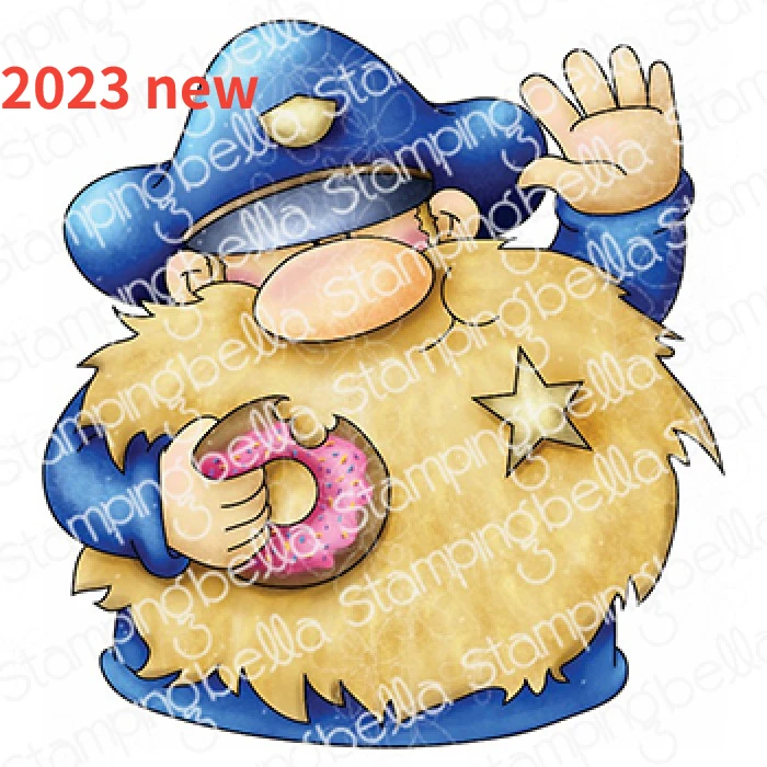 Скажите «здравствуйте» карлику, штампы, наклейки, Декор, шаблон для тиснения, поздравительная открытка «сделай сам», открытка ручной работы, новинка 2023