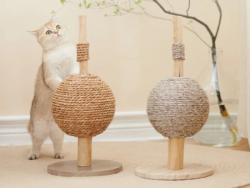 

Кошачье Дерево из натурального дерева, сизальная Когтеточка, ветка, кошачья башня