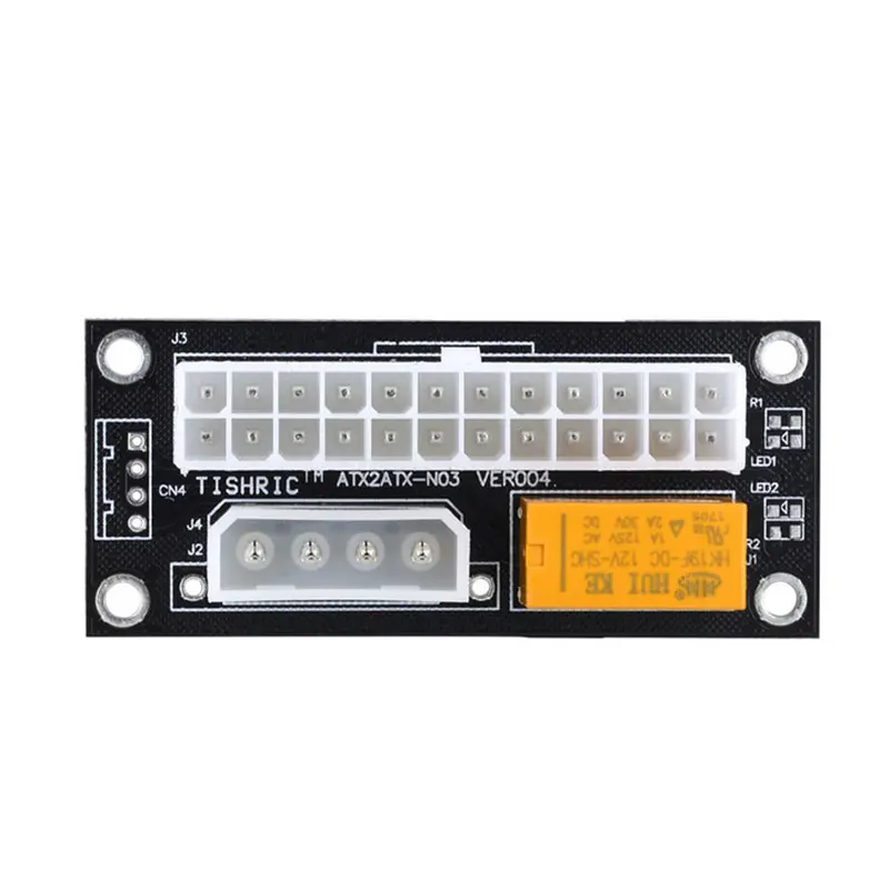 Двойной блок питания адаптер синхронизации блока Add2psu ATX 24 контакта на 4