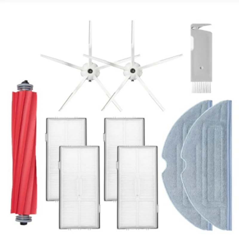 

Запчасти для пылесоса Xiaomi Roborock S7 T7S Plus, основная щетка, фильтр НЕРА, насадка на швабру, боковая щетка