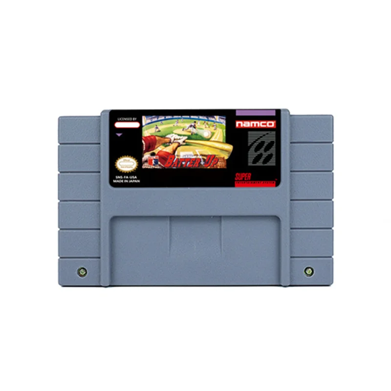 

Super Batter Up Action Game for SNES 16 Bit Retro Cart Children Gift