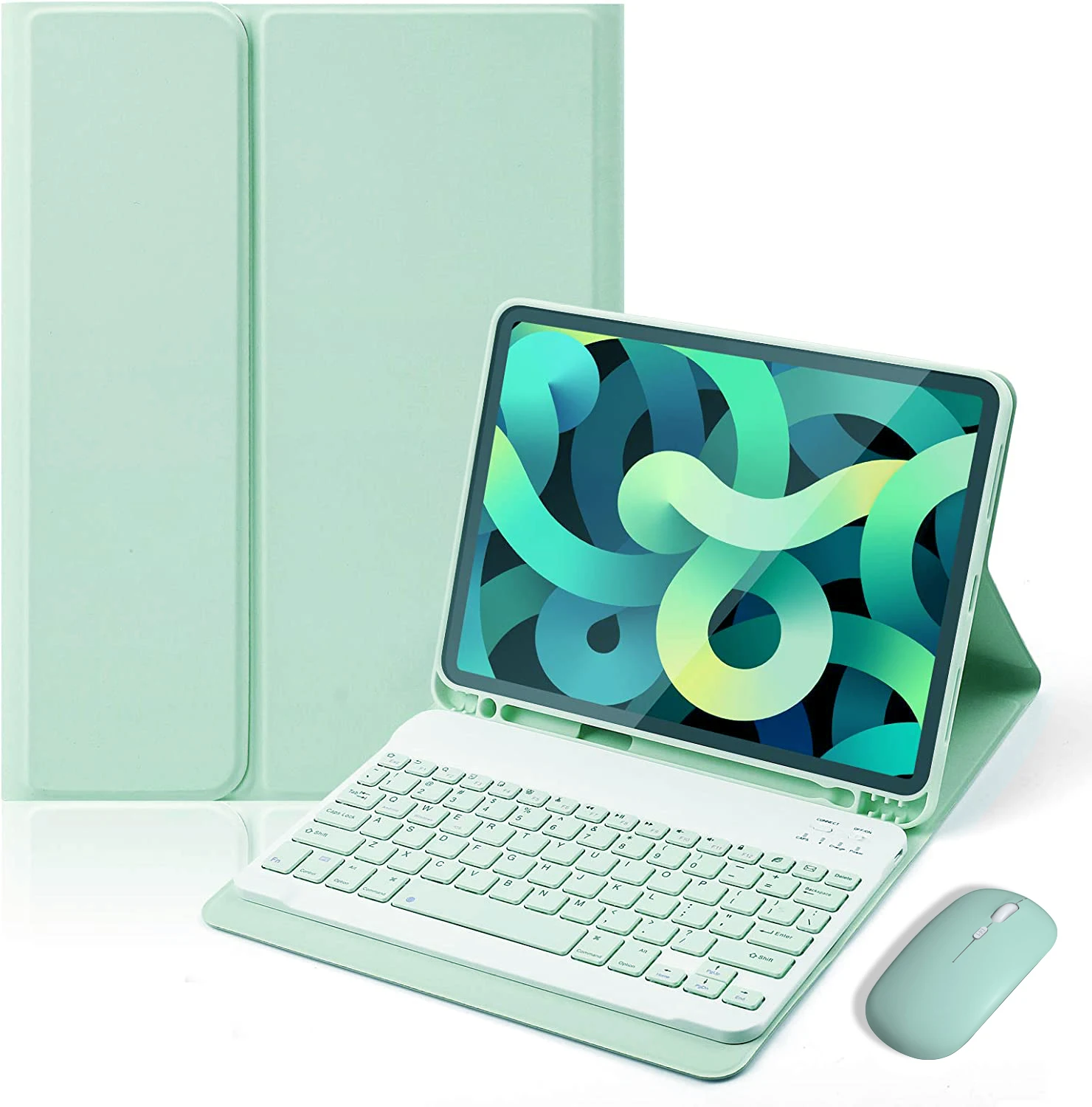 

Клавиатура для iPad, эргономичная мышь 2,4 ГГц для iPad 9 поколения, 8 поколения, 7 поколения, 10,2, 6, 5, 9,7, Air4, Air5, 10, 10,9 Pro, 11 дюймов, Pro 12,9, Air 3, 2, 1, 10,5