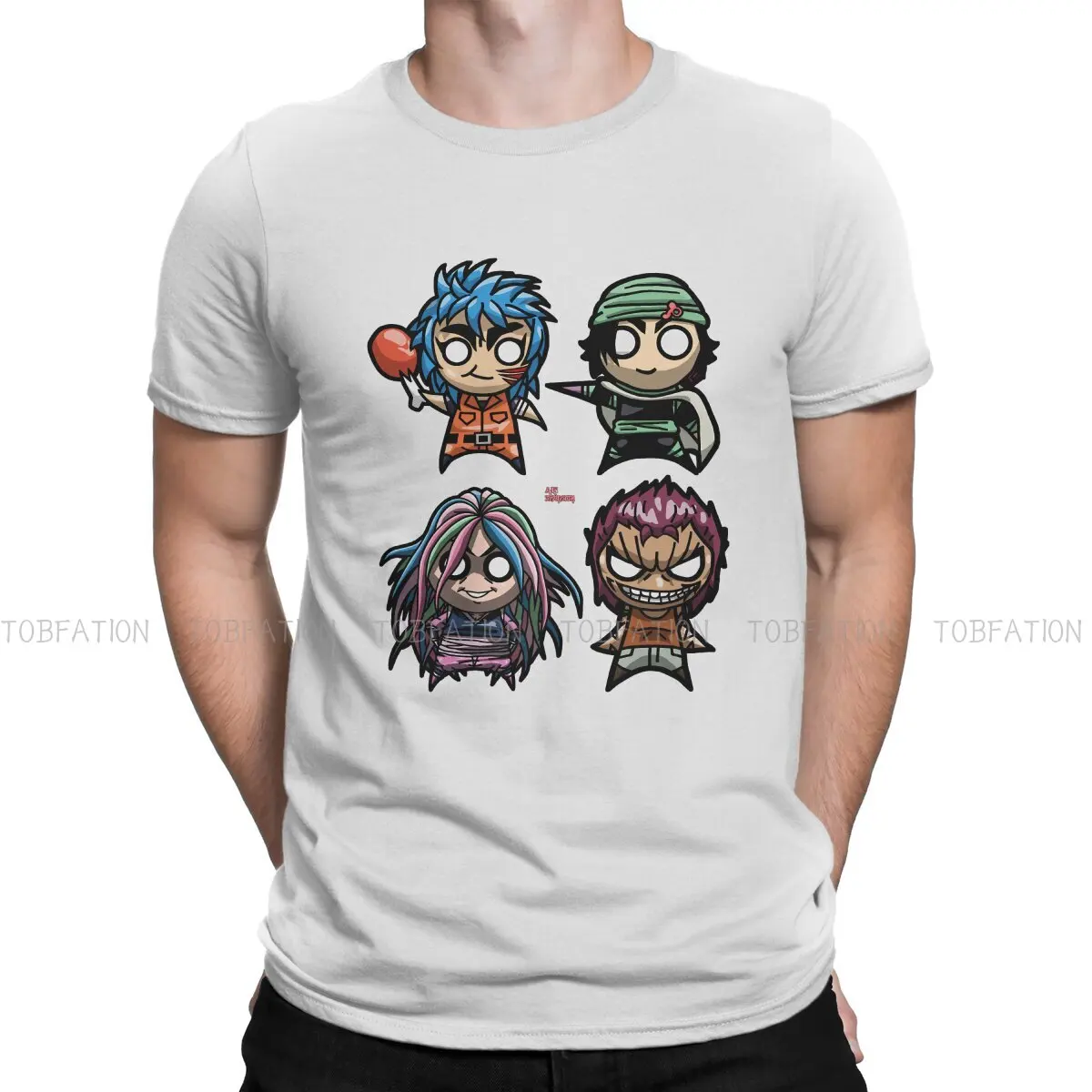 

TORIKO Original TShirts Chibi Heavenly Kings Classic Personalize Men's T Shirt Hipster Tops Size S-6XL