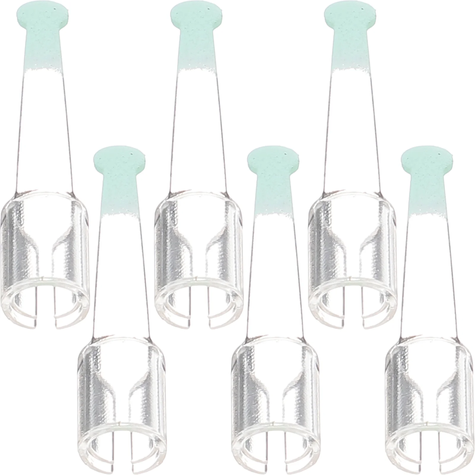 

6pcs Convenient Visible Ear Spoons Earwax Spoons Ear Wax Cleaning Spoons Ear Tips