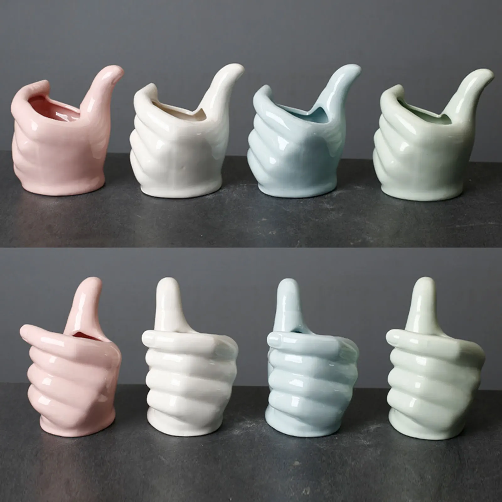 Керамические долговечные настольные украшения милые подарочные вазы цветочный