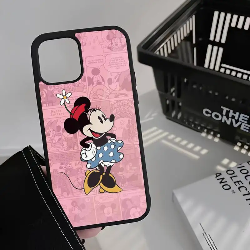 

Bandai Mickey And Minnie Couple Phone Case For IPhone 12 13 Max Pro Mini 6 7 8 Plus X Xs 11 XR SE2020 Hard Quality TPU Cover