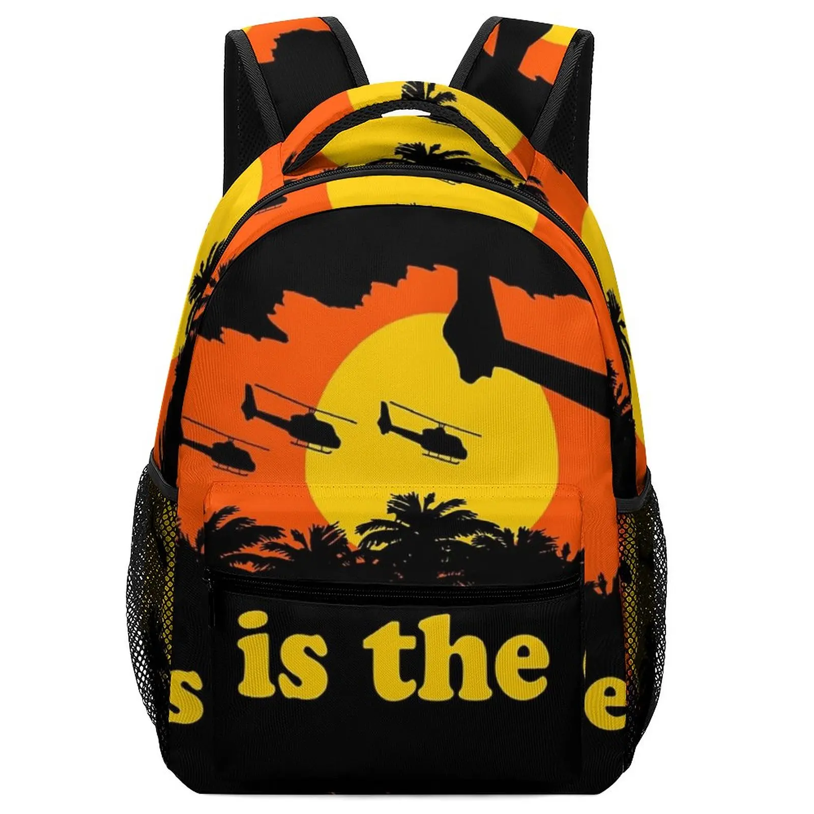 Cartoon Apocalypse Now This Is The End Fun Child Girl Backpack for Girls Boys Bag for Teenagers School Backpack For Men