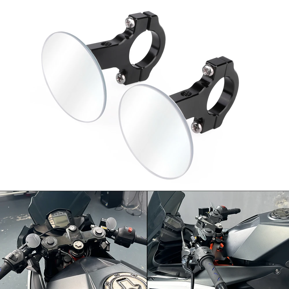 

Для RC390 RC250 RC200 RC125 зеркало для слепых зон вспомогательное зеркало заднего вида широкоугольное регулируемое на 360 градусов маленькие зеркала 2014-2025