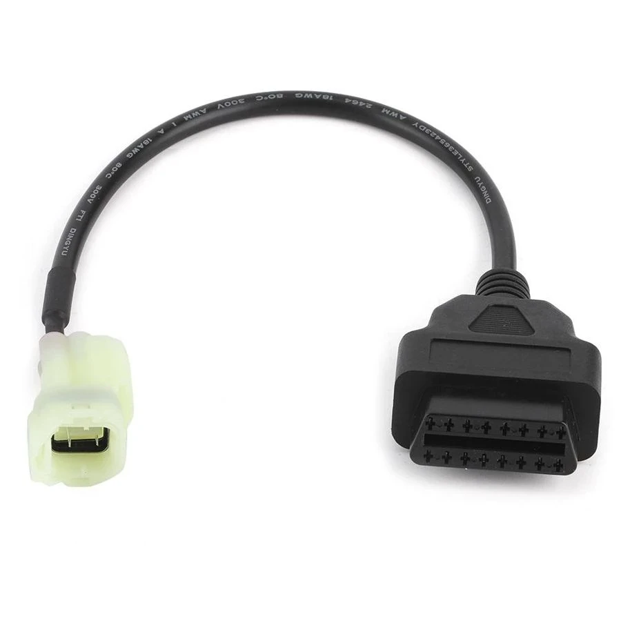 

1pc OBD2 to 4 Pin Diagnostic Adapter Cable Motorcycle Fault Detection Parts Fit for Honda Motorbikes or Similar