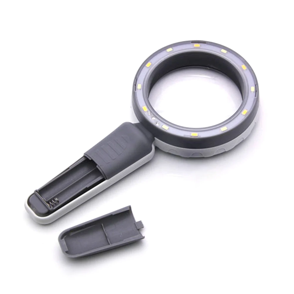 

Увеличительное стекло 30X HD, 3 режима освещения, 12 Светодиодный, увеличительное стекло для чтения, оптическое стекло для ремонта монет