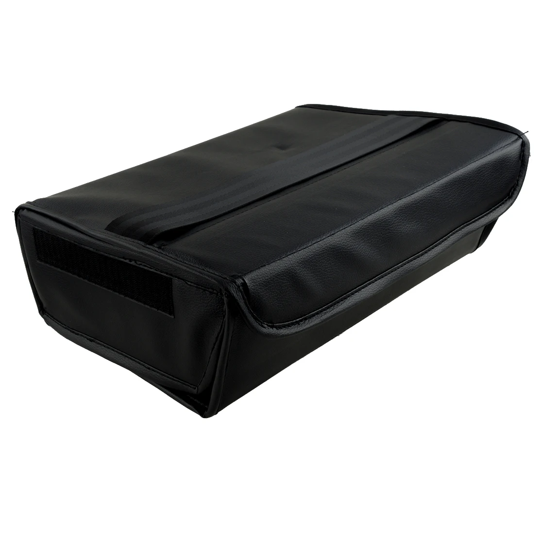 

Under Front Seat Storage Box Organizer Hidden Tray Interior Accessories PU Leather Fit for Tesla Model Y 2020 2021 Black