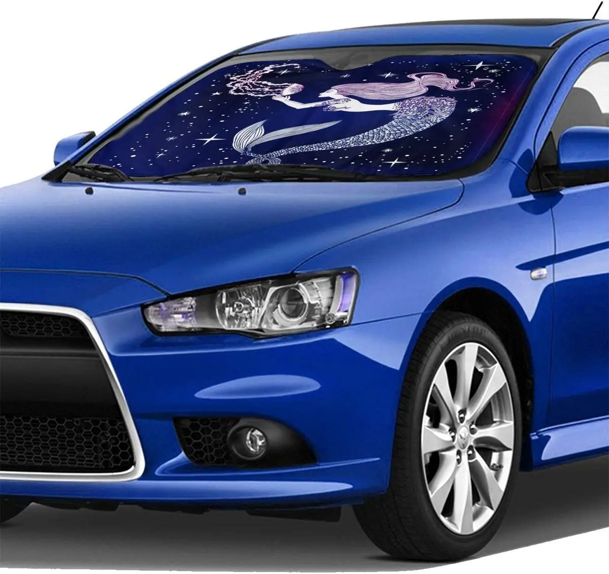 Foruidea солнцезащитный козырек для лобового стекла автомобиля Русалка и Медуза