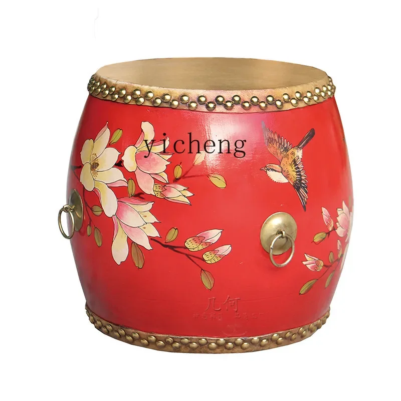 Zz табурет для пеленания обуви из цельного дерева воловьей кожи равномерный стул