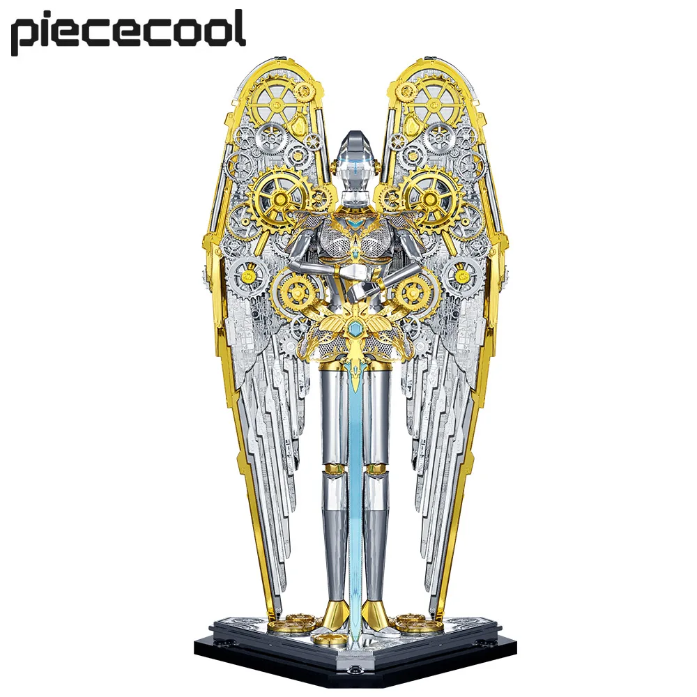 Металлические 3D-пазлы Piececool в виде крыльев и ангелов 25 см