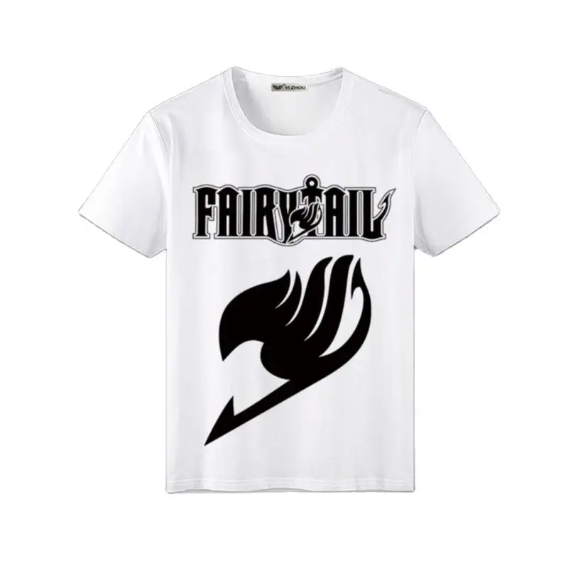 

Anime Fairy Tail T-Shirt Clothing Unisex Adults Casual Fashion Short Sleeve Student T Shirt Top Halloween Cosplay Costume