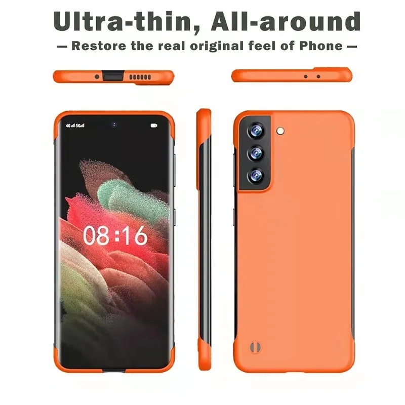 Противоударный матовый чехол для телефона Samsung Galaxy S10 S20 S21 S22 Plus Ultra Note 9 10 20 Pro A70 A50 A60