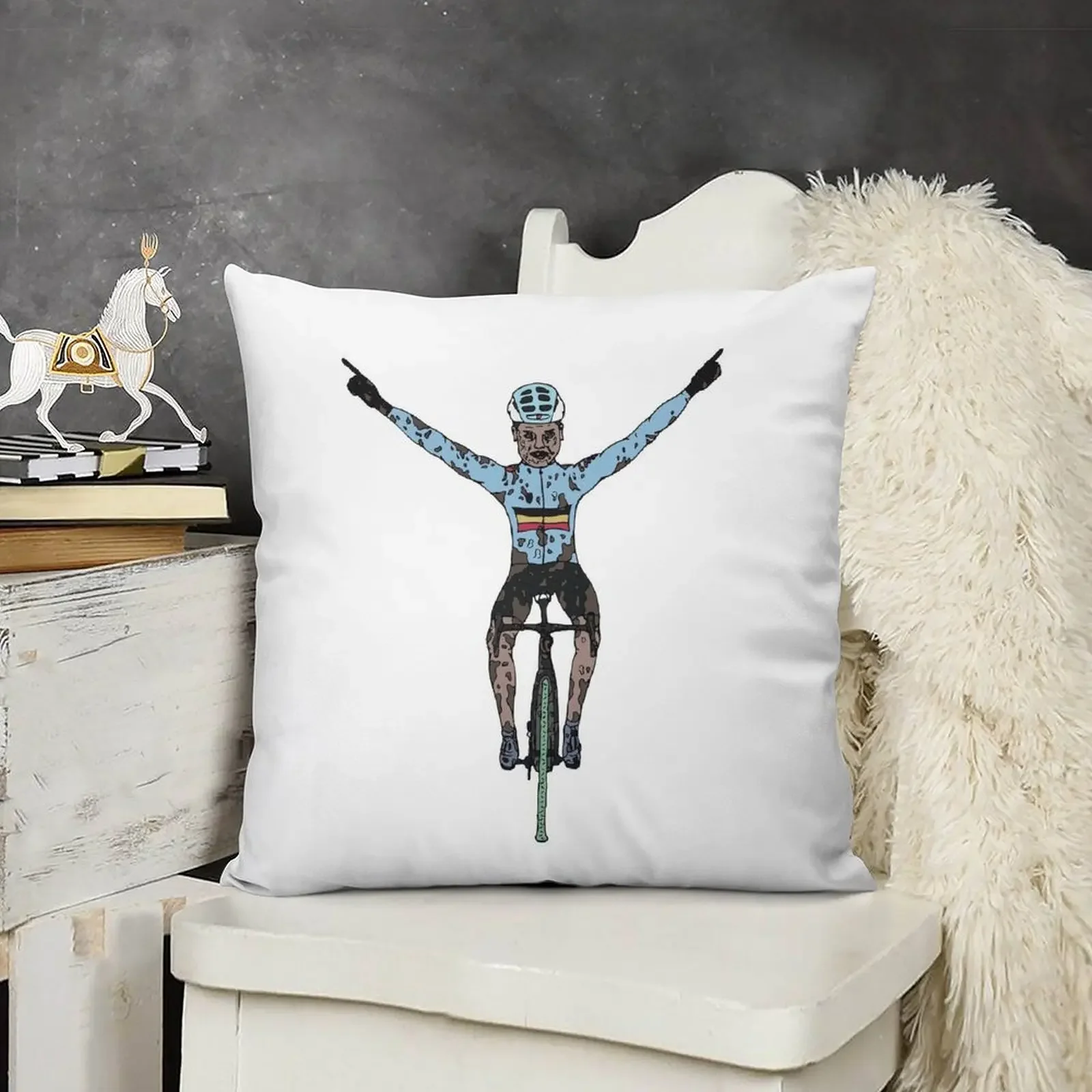 Wout Van Aert: 2017 декоративные подушки эстетические роскошные наволочки