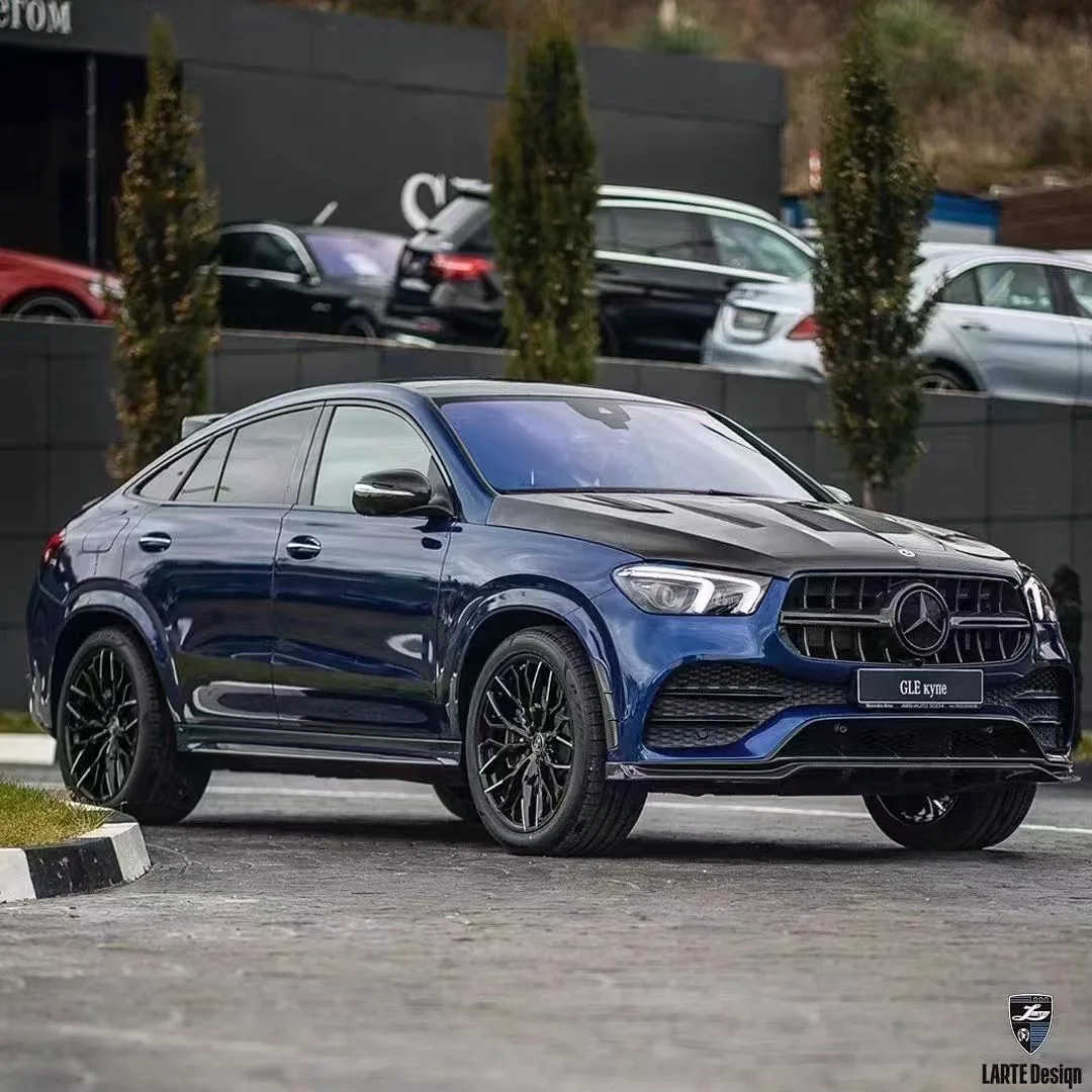 Автомобильные Спойлеры LARTE для 2022 Mercedes GLE COUPE комплект кузова из углеродного