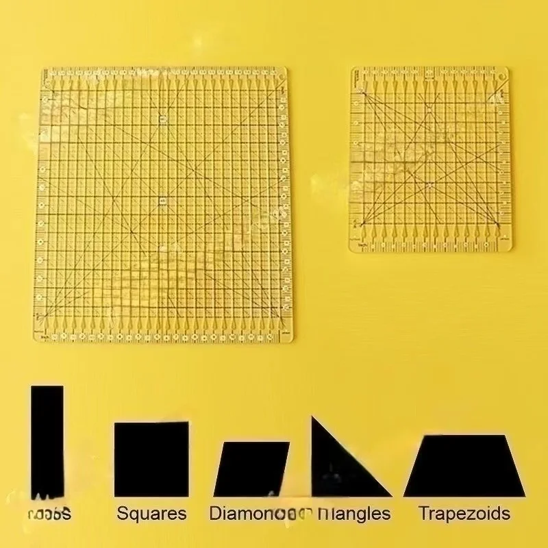 Линейка для шитья шаблон 5 в 1 линейка резки одеяла вырез набор лоскутный DIY |