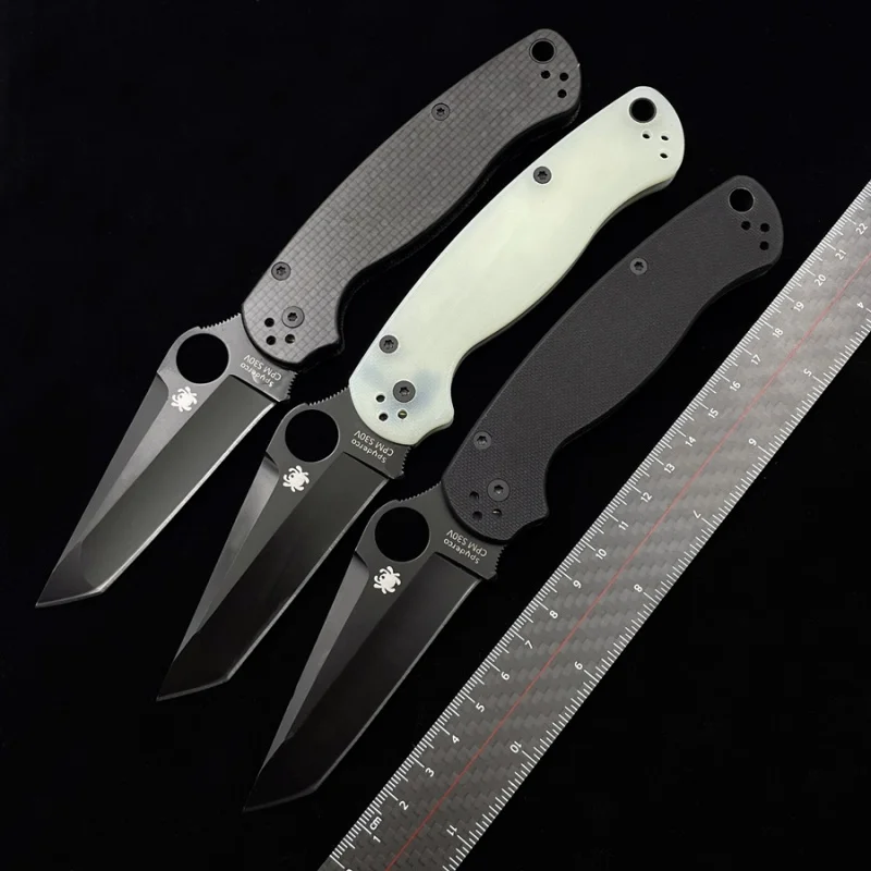 

Складной нож SPYDERCO Spider C81 440C G10, тактический карманный Клинок для самообороны, походов и охоты