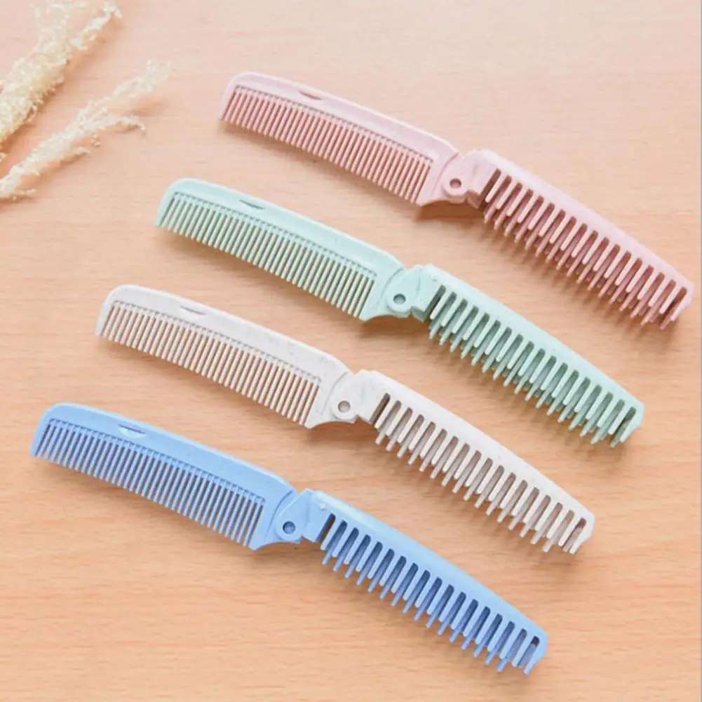Hair Comb Practical Hair Hairdressing Folding Comb Healthy Wide Application Folding Comb