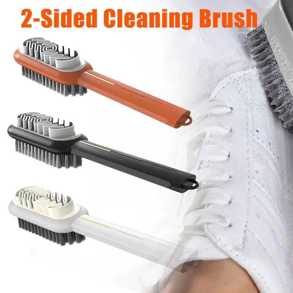 1PCS Multifunction Shoe Brush Deep Cleaning Soft Bristles Household Clothing Brush Rubber Eraser for Suede Stain Cleaner To A8W0