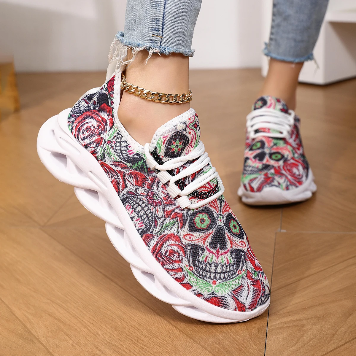 Женские Модные Теннисные Кроссовки 2024 Повседневная Спортивная Обувь Для Кампуса