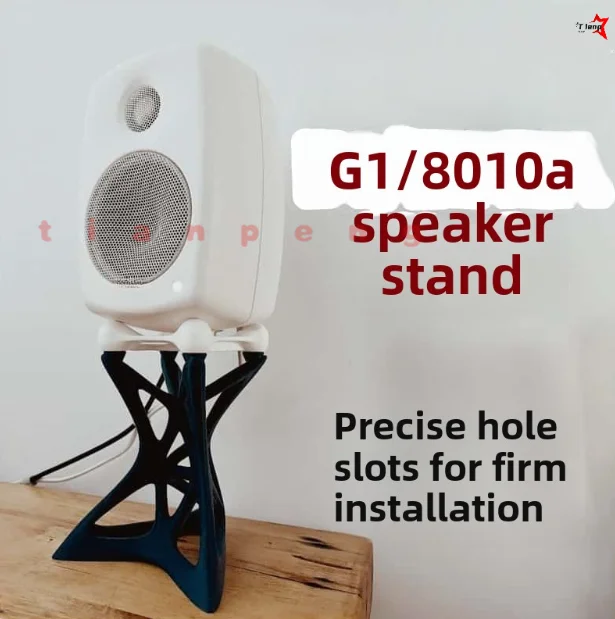 Фото WYORESY для динамика Genelec 8010G1: антивибрационная подставка-держатель для аккуратной настольной проводки и фиксированной аудиосистемы №4