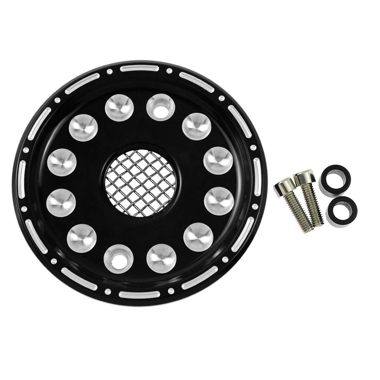 

Крышка ремня мотоцикла, черная крышка шкива погружного вала, комплект крышек для Harley Sportster XL 883 1200, модели мотоциклов 2004-UP