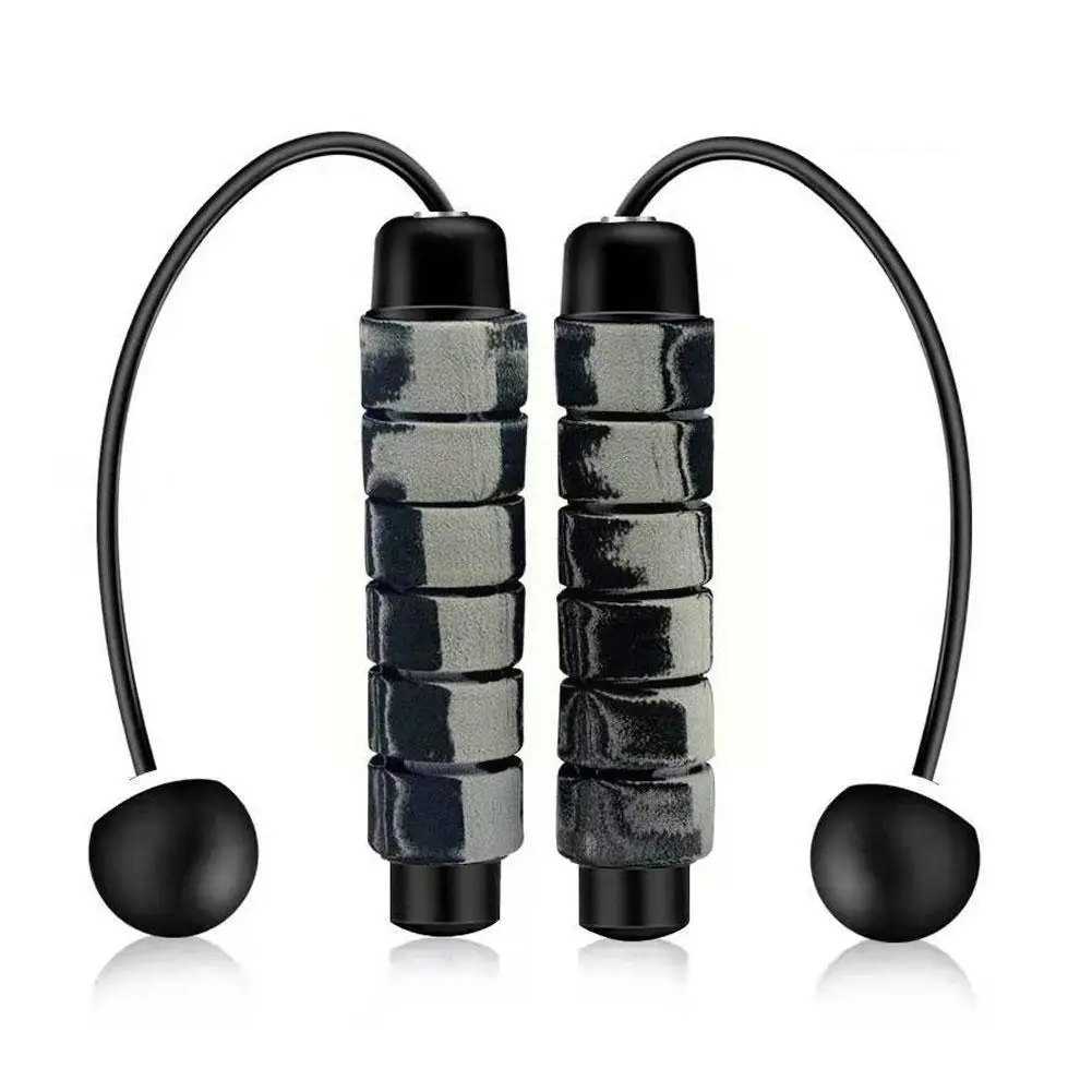 

Jump Rope Ropeless Skipping Rope Fitness Adjustable Weighted Ball Cordless Jump Rope for Men Women Kids Boxing Training M0V8