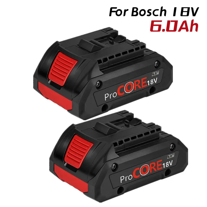 

Модернизированная литий-ионная батарея 18 в 6000 мАч для Procore 1600A016GB для Bosch, 18-вольтовая Беспроводная электрическая дрель, встроенная 2100 ячеек